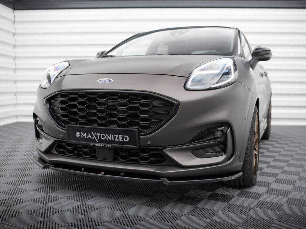 Maxton Design Front Splitter V.1 Ford Puma ST / ST-Line Mk1