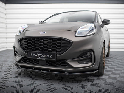 Maxton Design Front Splitter V.1 Ford Puma ST / ST-Line Mk1
