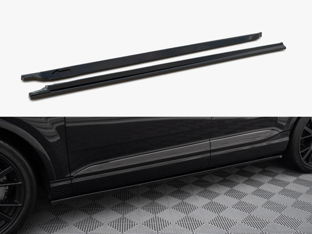 Maxton Design Side Skirts Diffusers V.2 Audi SQ7 / Q7 S-Line Mk2