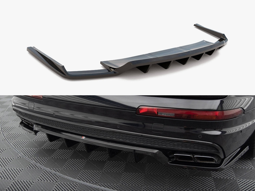 Maxton Design Central Rear Splitter (Vertical Bars) Audi SQ7 Mk2