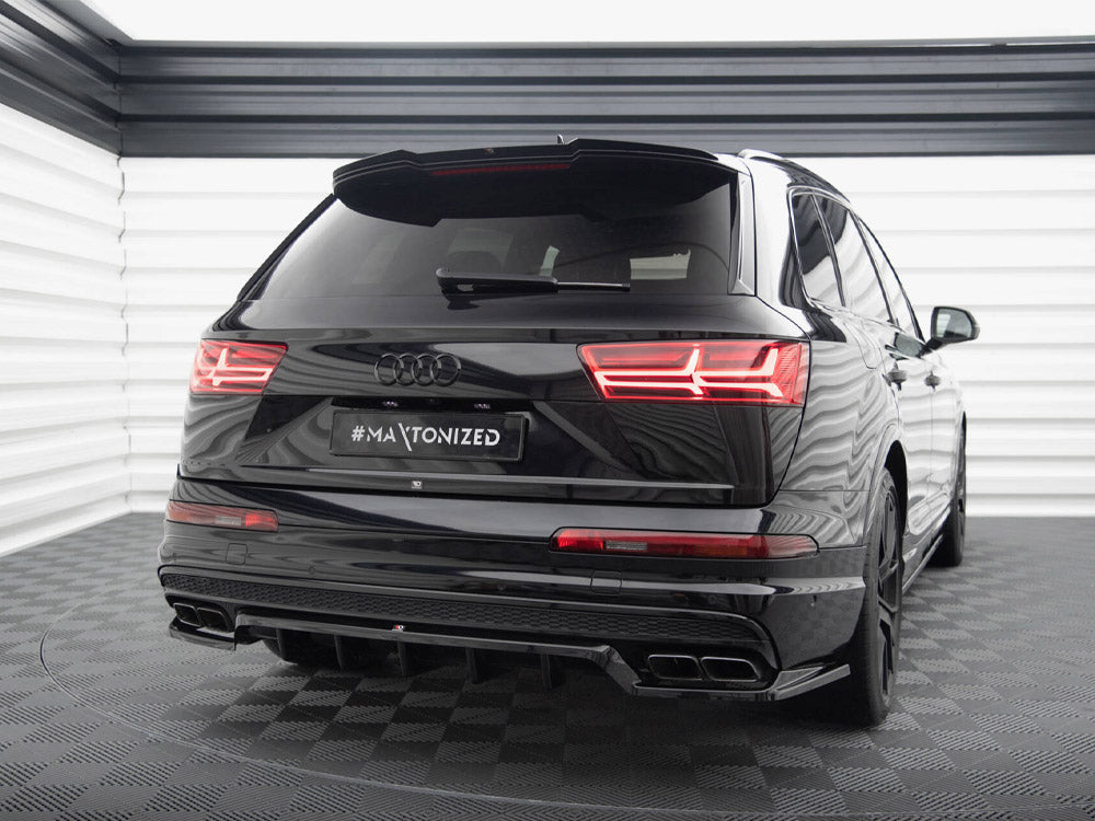 Maxton Design Central Rear Splitter (Vertical Bars) Audi SQ7 Mk2