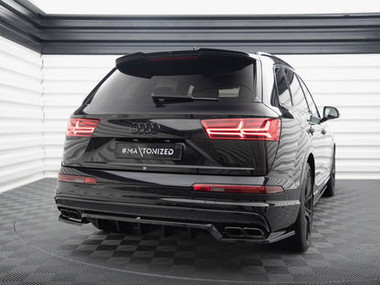 Maxton Design Central Rear Splitter (Vertical Bars) Audi SQ7 Mk2