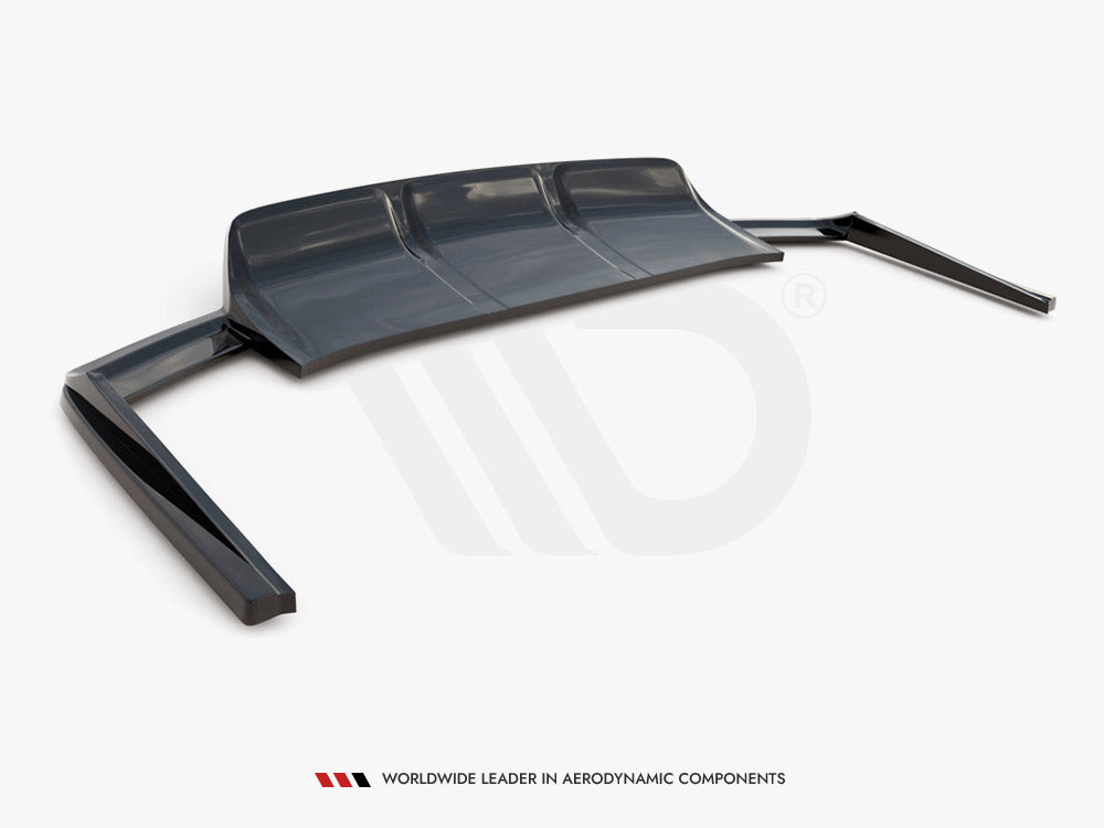 Maxton Design Central Rear Splitter (Vertical Bars) Audi SQ7 Mk2
