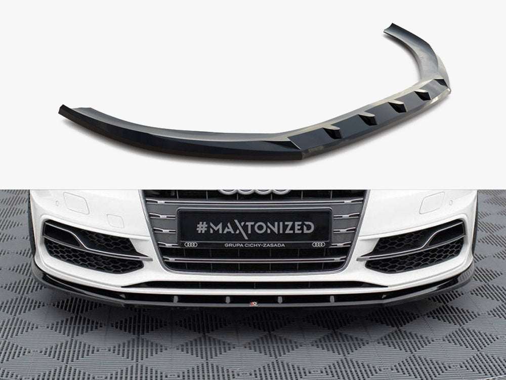 Maxton Design Front Splitter V.1 Audi S3 / A3 S-Line Sportback / Hatchback 8V