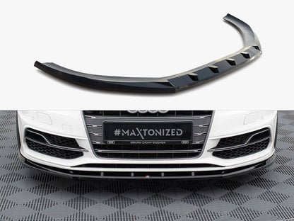 Maxton Design Front Splitter V.1 Audi S3 / A3 S-Line Sportback / Hatchback 8V
