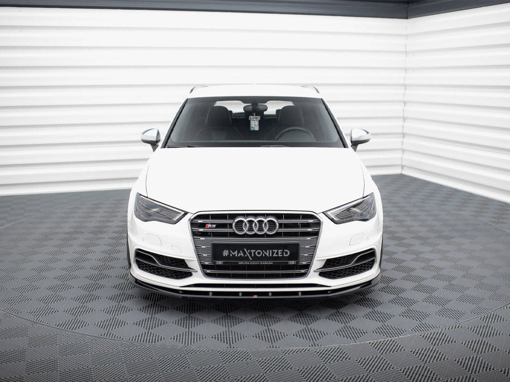 Maxton Design Front Splitter V.1 Audi S3 / A3 S-Line Sportback / Hatchback 8V