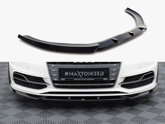 Maxton Design Front Splitter V.2 Audi S3 / A3 S-Line Sportback / Hatchback 8V