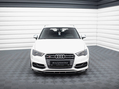 Maxton Design Front Splitter V.2 Audi S3 / A3 S-Line Sportback / Hatchback 8V