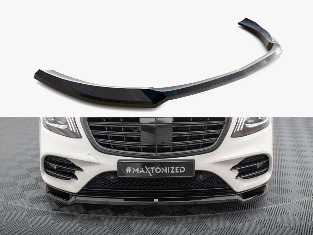 Maxton Design Front Splitter V.1 Mercedes-Benz S AMG-Line W222 Facelift