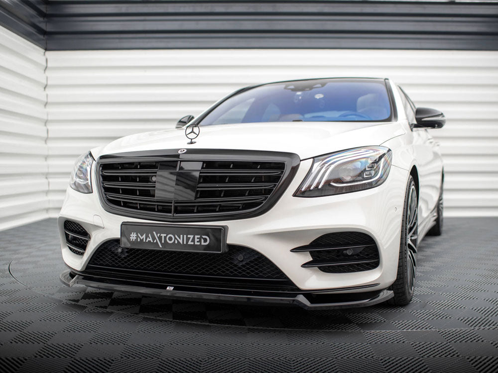 Maxton Design Front Splitter V.1 Mercedes-Benz S AMG-Line W222 Facelift