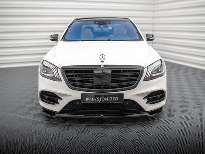 Maxton Design Front Splitter V.1 Mercedes-Benz S AMG-Line W222 Facelift