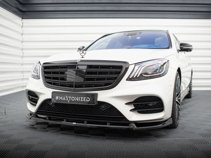 Maxton Design Front Splitter V.2 Mercedes-Benz S AMG-Line W222 Facelift