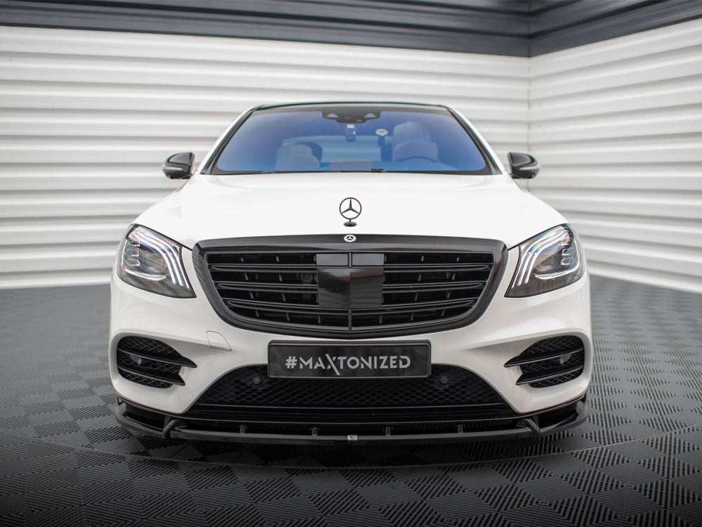 Maxton Design Front Splitter V.2 Mercedes-Benz S AMG-Line W222 Facelift