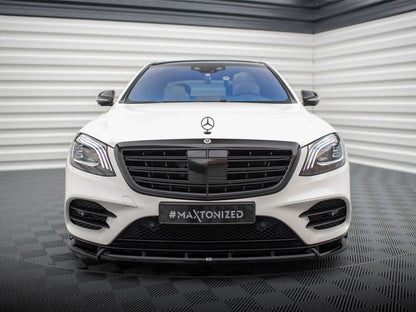 Maxton Design Front Splitter V.2 Mercedes-Benz S AMG-Line W222 Facelift