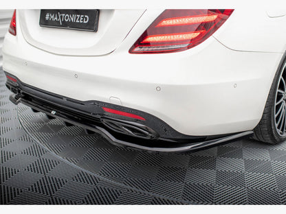 Maxton Design Rear Splitter (Vertical Bars) Mercedes-Benz S AMG-Line W222 Facelift