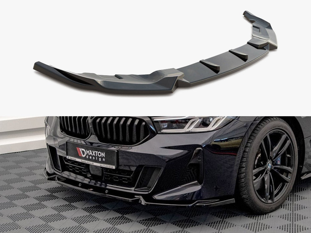 Maxton Design Front Splitter BMW 6 GT M-Pack G32 Facelift - Textured