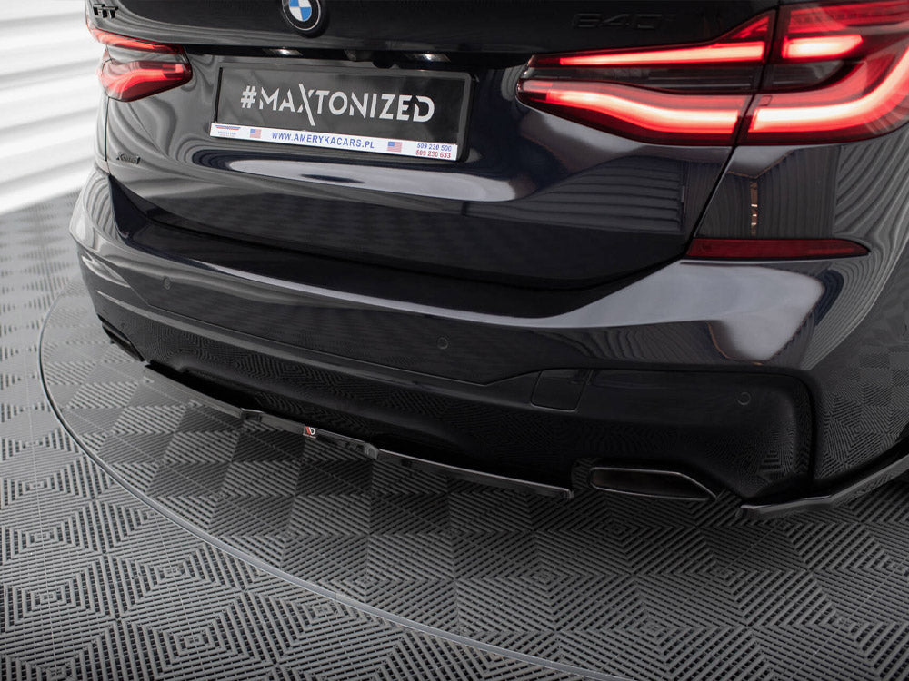 Maxton Design Central Rear Splitter BMW 6 GT G32 M-Pack