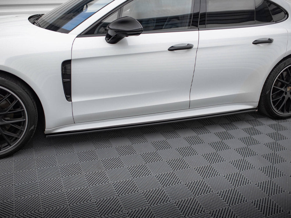 Maxton Design Side Skirts Diffusers Porsche Panamera GTS 971 - Textured