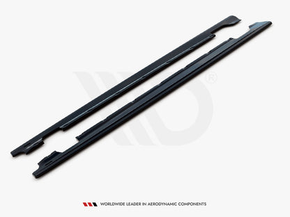 Maxton Design Side Skirts Diffusers Porsche Panamera GTS 971 - Textured