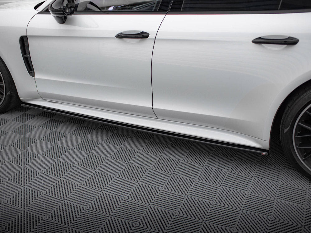 Maxton Design Side Skirts Diffusers Porsche Panamera GTS 971 - Textured