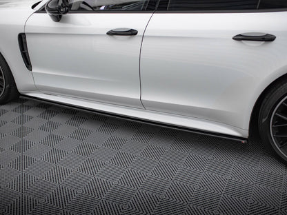 Maxton Design Side Skirts Diffusers Porsche Panamera GTS 971 - Textured
