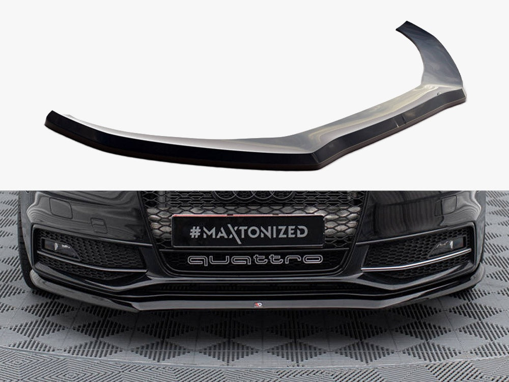 Maxton Design Front Splitter V.1 Audi S4 / A4 S-Line B8 FL