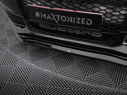 Maxton Design Front Splitter V.1 Audi S4 / A4 S-Line B8 FL