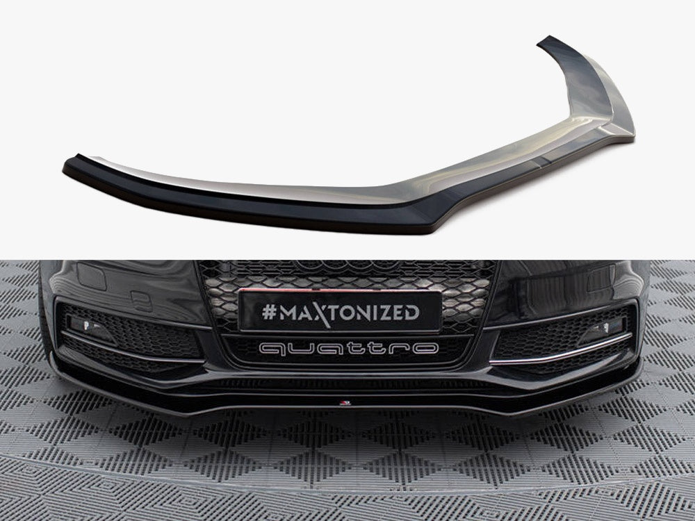 Maxton Design Front Splitter V.2 Audi S4 / A4 S-Line B8 FL