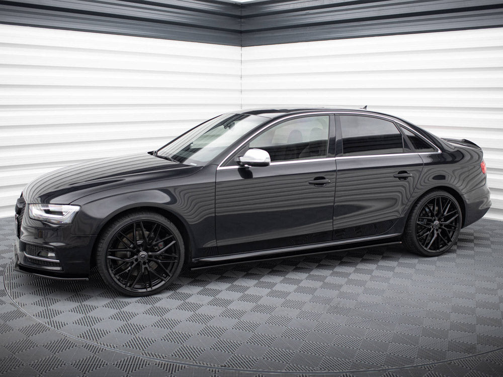 Maxton Design Side Skirts Diffusers V.1 Audi S4 / A4 / A4 S-Line B8 / B8 FL