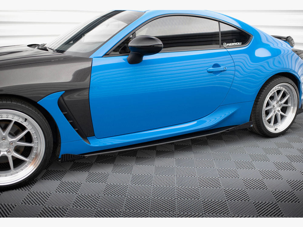 Maxton Design Street PRO Side Skirts Diffusers V.1 + Flaps Toyota GR86 Mk1
