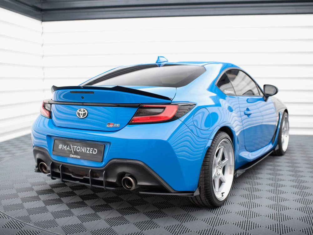 Maxton Design Street Pro Rear Side Splitters V.1 + Flaps Toyota GR86 Mk1