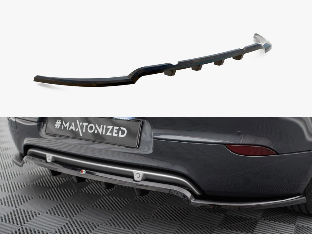 Maxton Design Rear Splitter (Vertical Bars) Renault Megane GT Mk3 Facelift