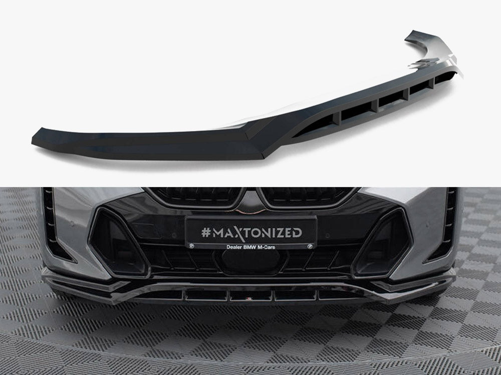 Maxton Design Front Splitter V.1 BMW X6 M-Pack G06 Facelift