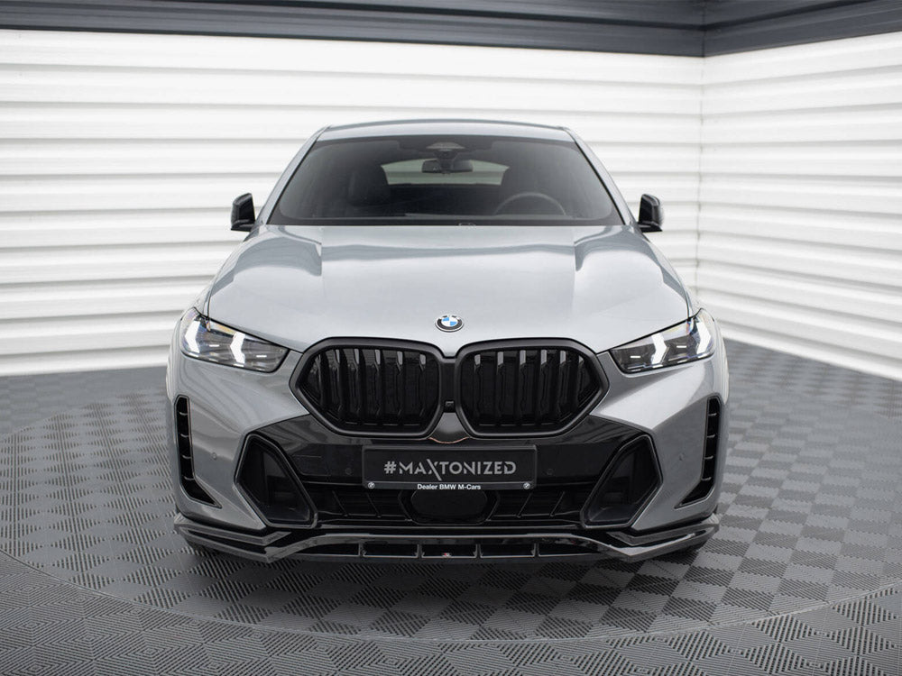 Maxton Design Front Splitter V.1 BMW X6 M-Pack G06 Facelift