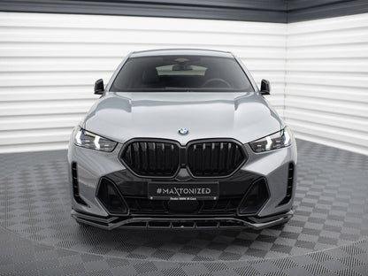 Maxton Design Front Splitter V.1 BMW X6 M-Pack G06 Facelift