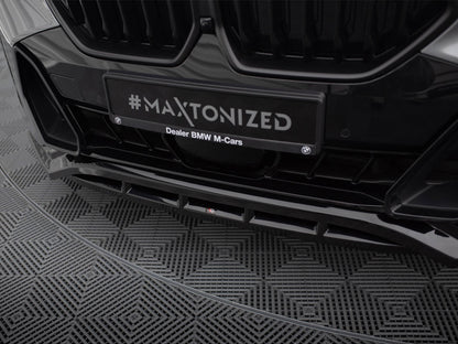 Maxton Design Front Splitter V.1 BMW X6 M-Pack G06 Facelift