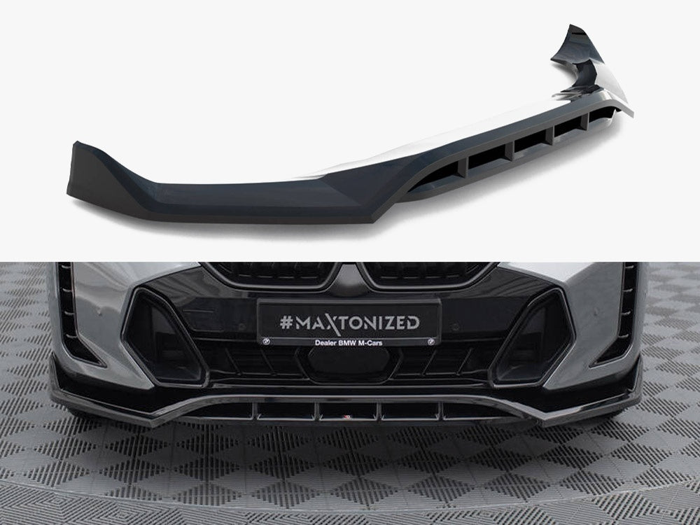 Maxton Design Front Splitter V.2 BMW X6 M-Pack G06 Facelift