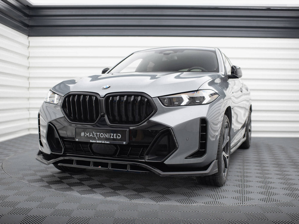 Maxton Design Front Splitter V.2 BMW X6 M-Pack G06 Facelift