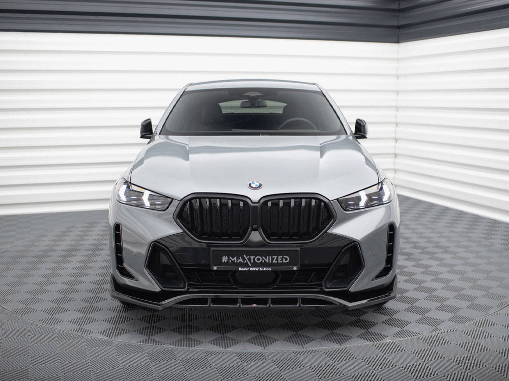 Maxton Design Front Splitter V.2 BMW X6 M-Pack G06 Facelift