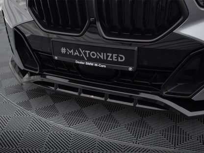 Maxton Design Front Splitter V.2 BMW X6 M-Pack G06 Facelift