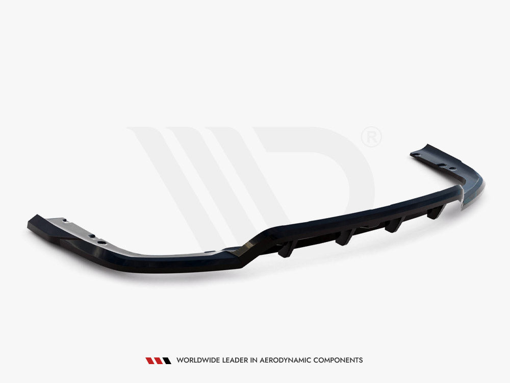 Maxton Design Central Rear Splitter (Vertical Bars) V.1 BMW X6 M-Pack G06 Facelift