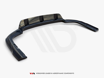 Maxton Design Central Rear Splitter (Vertical Bars) V.1 BMW X6 M-Pack G06 Facelift