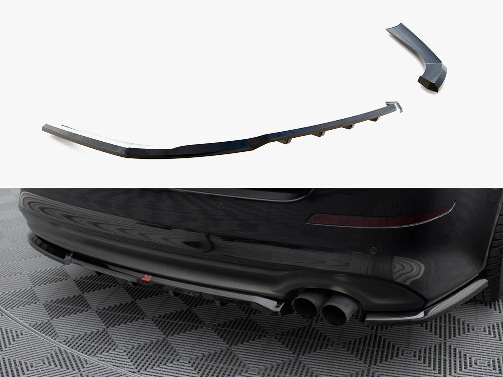 Maxton Design Central Rear Splitter (Vertical Bars) Kia Optima Mk3