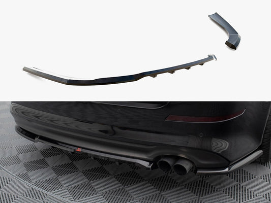 Maxton Design Central Rear Splitter (Vertical Bars) Kia Optima Mk3