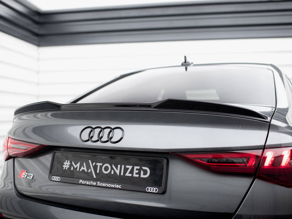 Maxton Design Reduced - Spoiler CAP 3D Audi A3 / A3 S-Line / S3 / RS3 Sedan 8Y