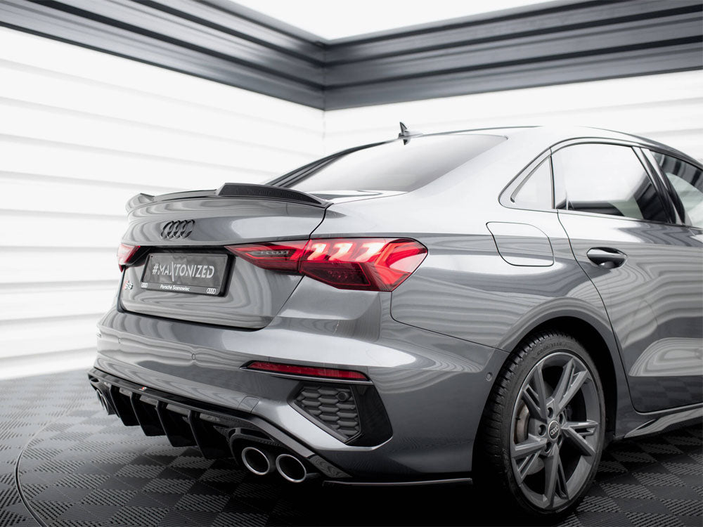 Maxton Design Reduced - Spoiler CAP 3D Audi A3 / A3 S-Line / S3 / RS3 Sedan 8Y