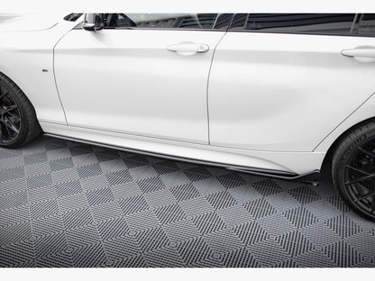 Maxton Design Side Skirts Diffusers V.3 CSL Look BMW 1 M-Pack / M140i F20 Facelift