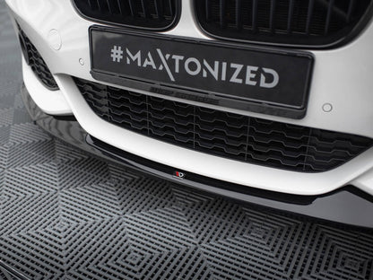 Maxton Design Front Splitter V.4 CSL Look BMW 1 M-Pack / M140i F20 Facelift