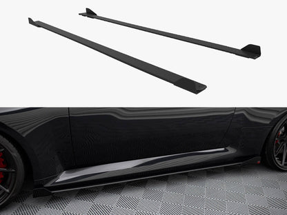Maxton Design Street PRO Side Skirts Diffusers V.1 + Flaps BMW M2 G87