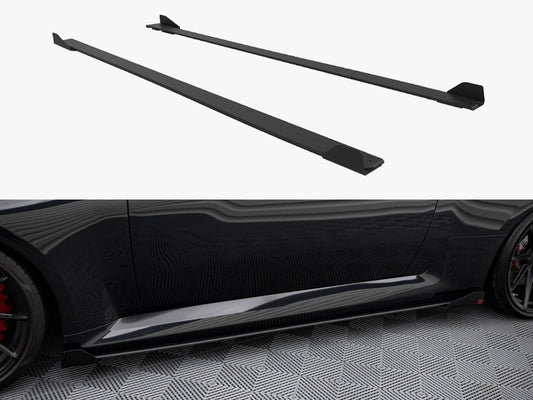 Maxton Design Street PRO Side Skirts Diffusers V.1 + Flaps BMW M2 G87